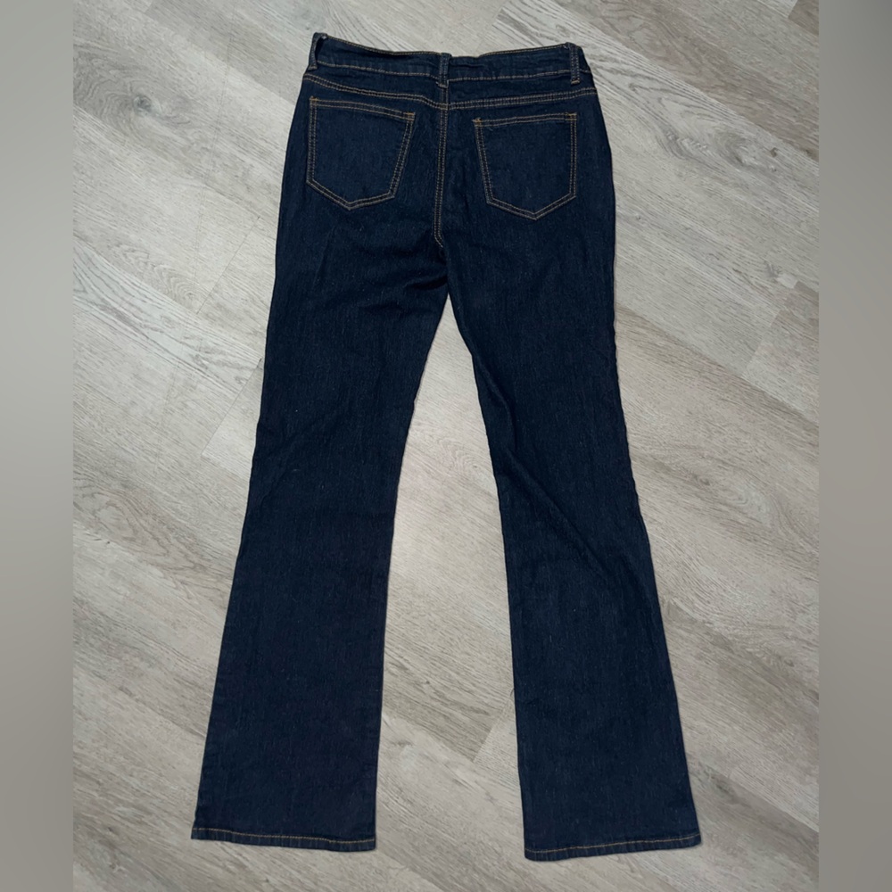 Wax Jean Women's Boot Cut Jeans - Dark Blue - Picture 5 of 5
